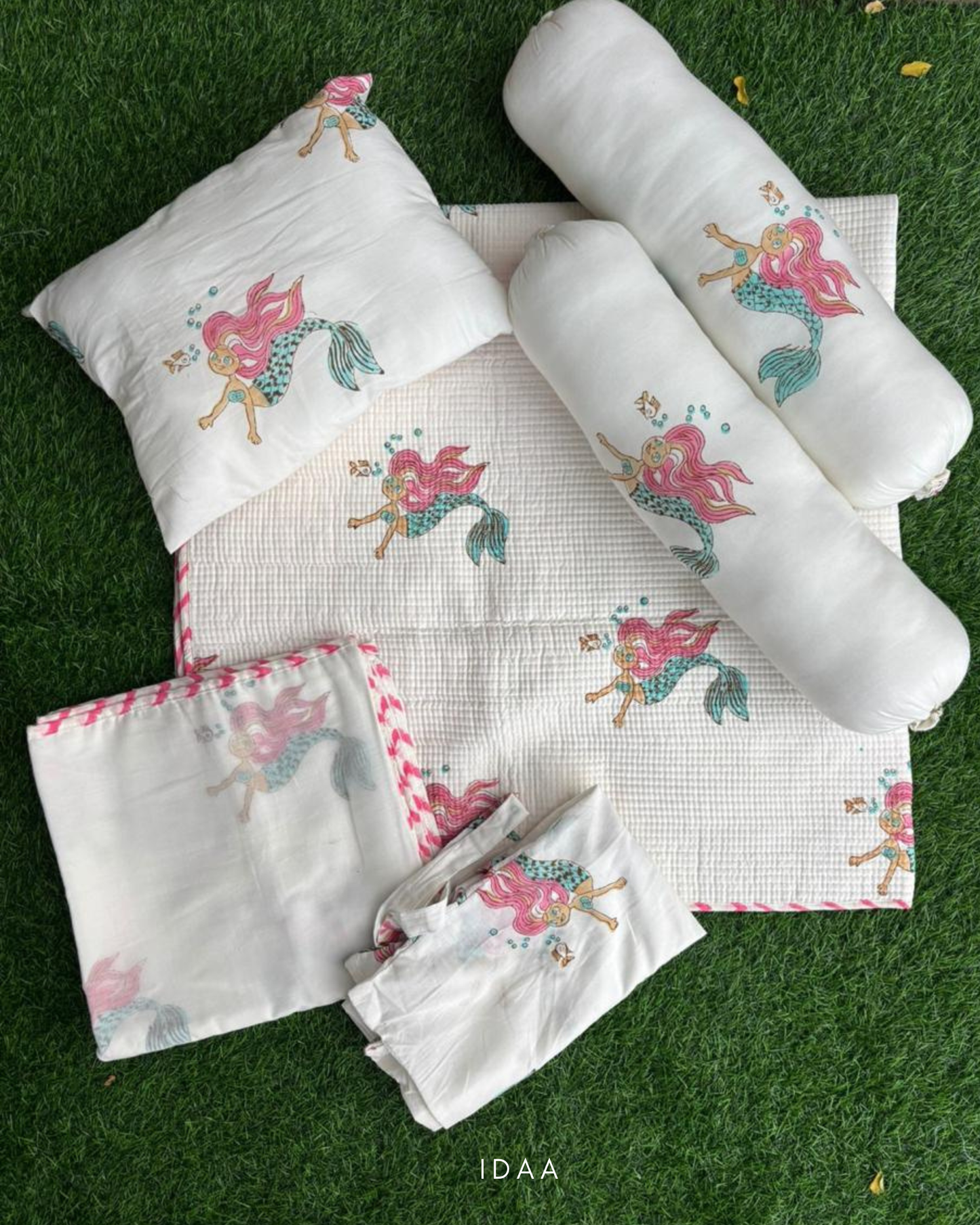 Handblock Printed Baby Bedding Set – Gentle, Handmade, Timeless