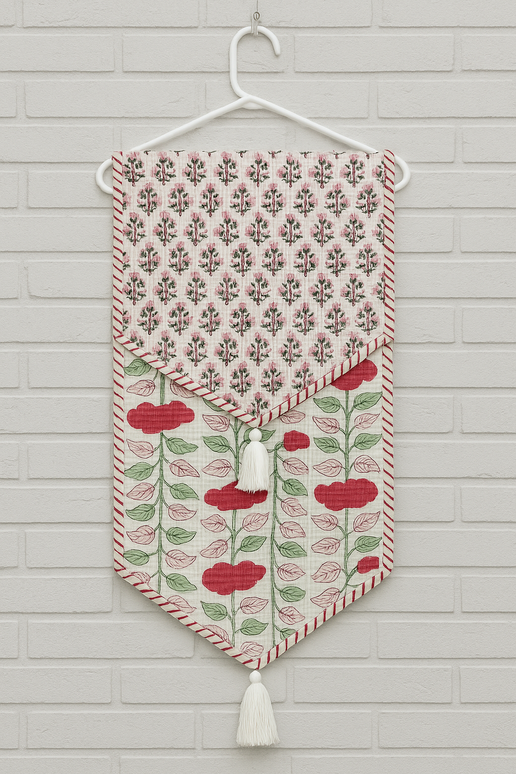 Hand Block Printed Quilted Table Runner – Tradition at the Table