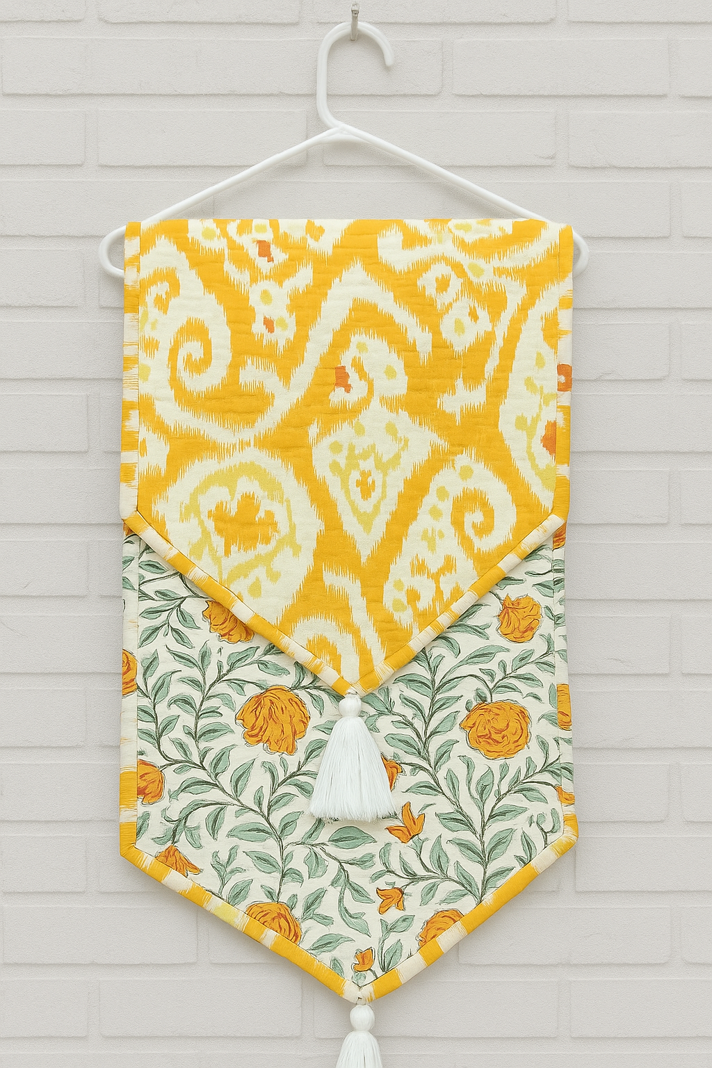 Hand Block Printed Quilted Table Runner – Tradition at the Table