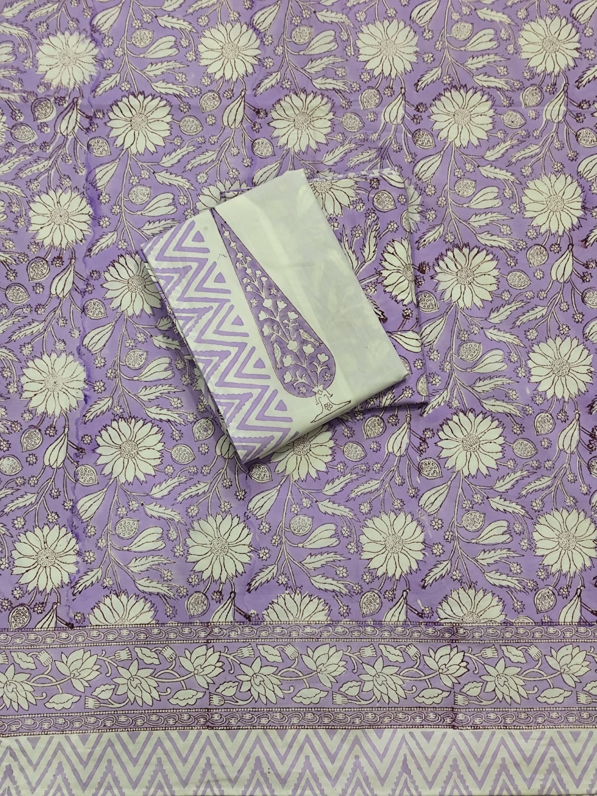 HAND BLOCK PRINTED BEDSHEETS - 90 x 108 ; 300TC PREMIUM QUALITY