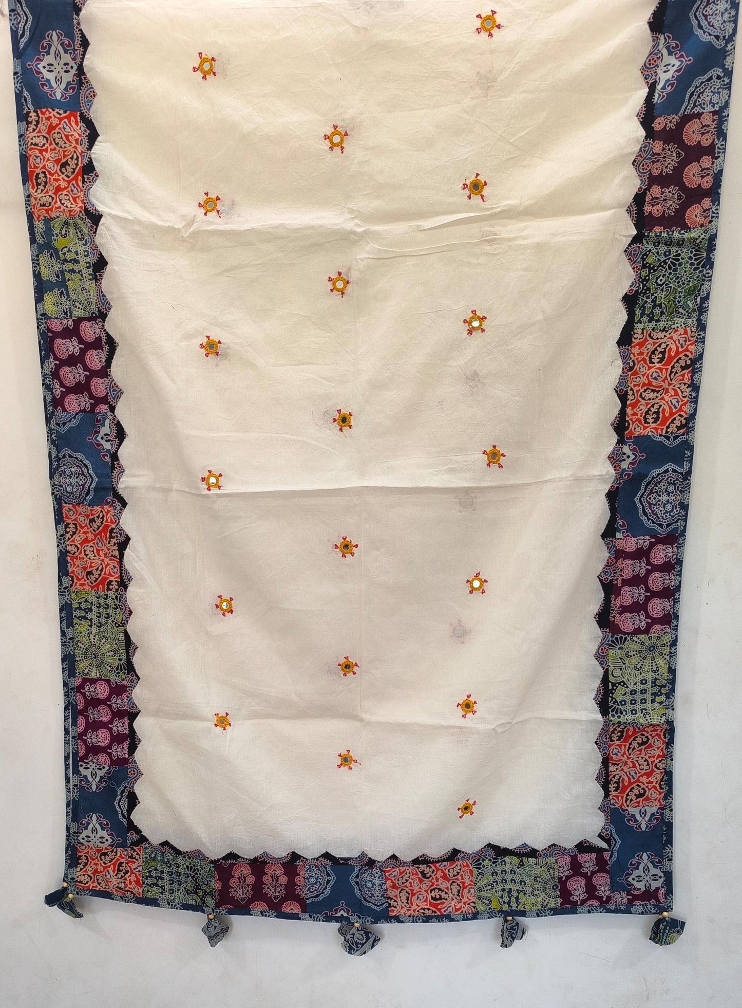 Ajrakh Appliqué Dupatta