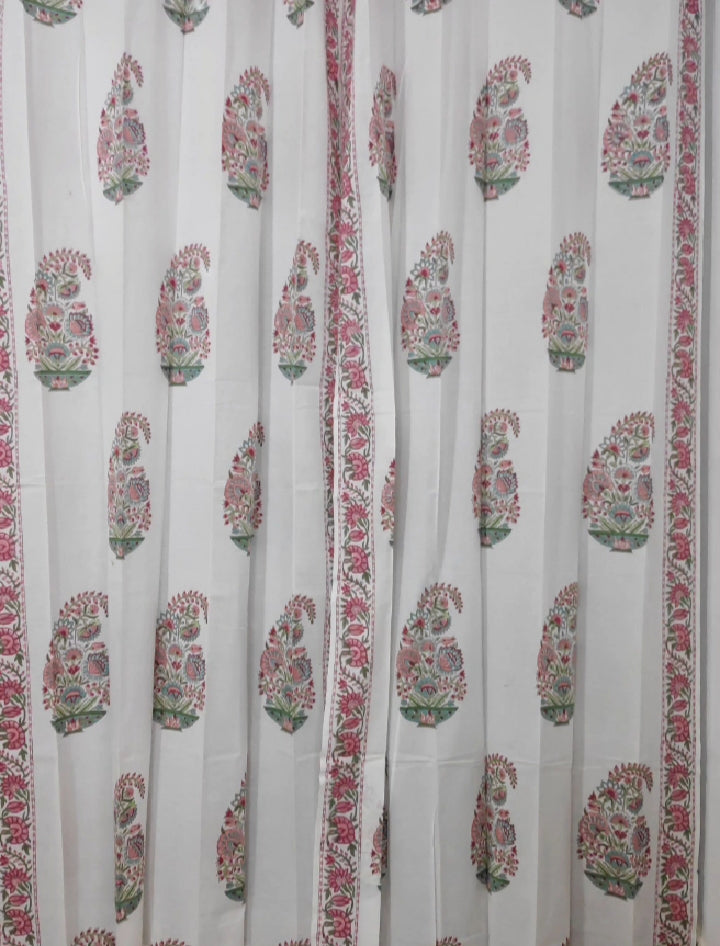 Handblock Printed Cotton Curtains – Crafted in Rajasthan