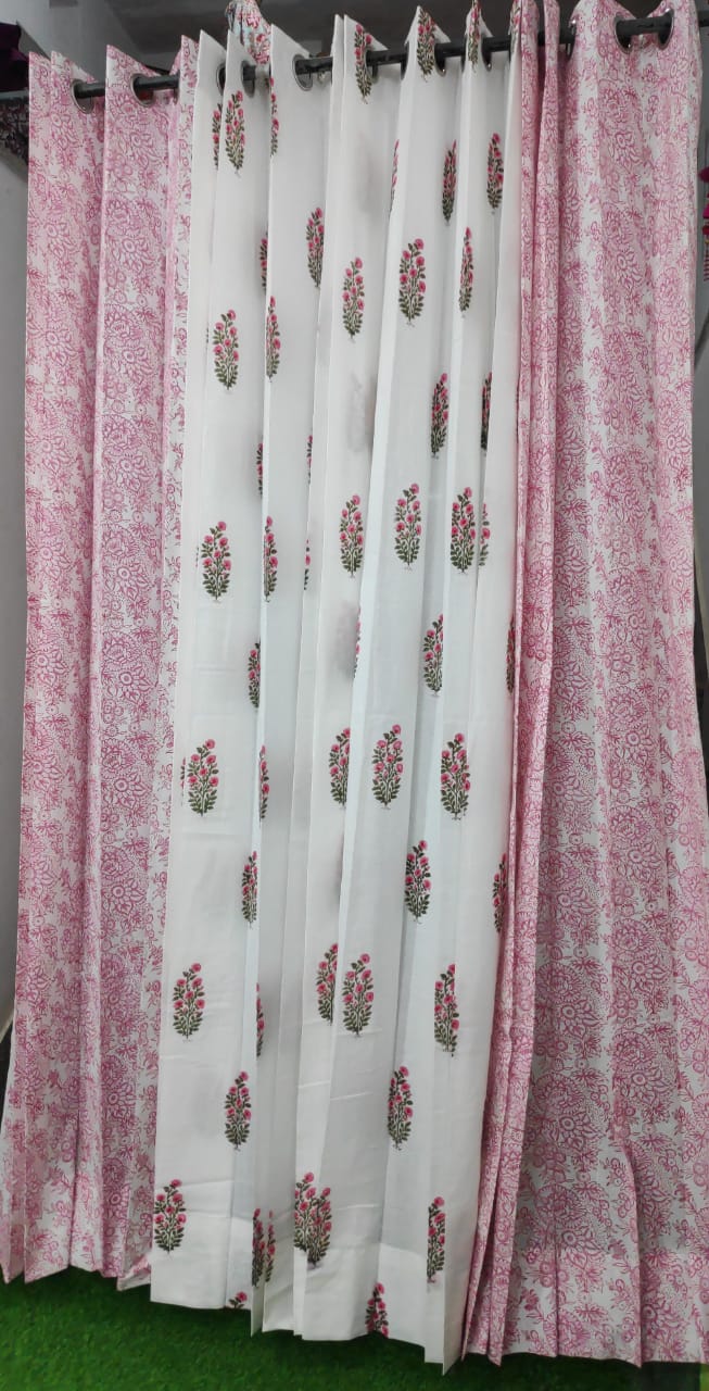 Handblock Printed Cotton Curtains – Crafted in Rajasthan