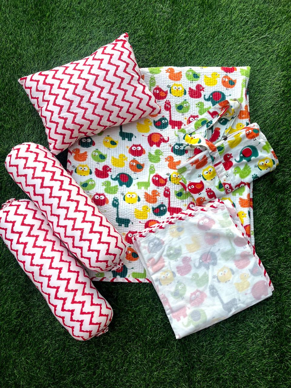 Handblock Printed Baby Bedding Set – Gentle, Handmade, Timeless