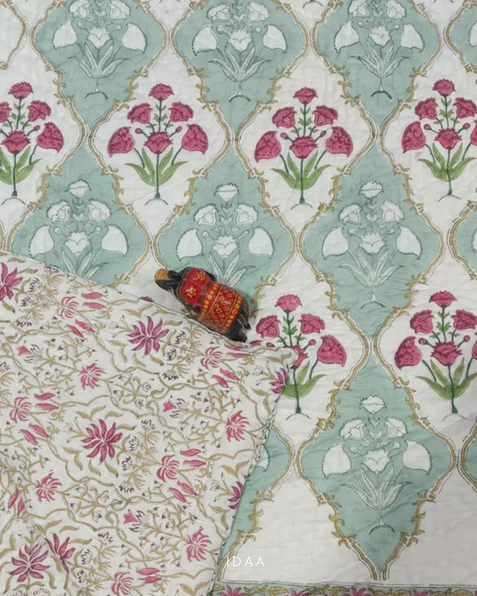Handblock Printed Quilts – Handmade in Jaipur with Heart