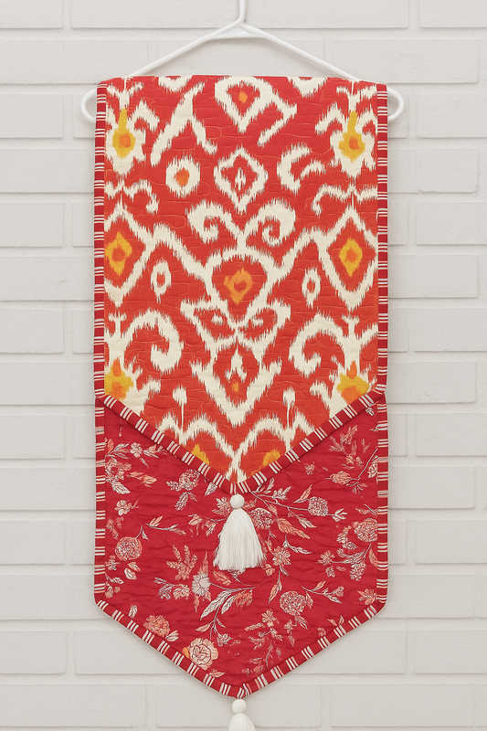 Hand Block Printed Quilted Table Runner – Tradition at the Table