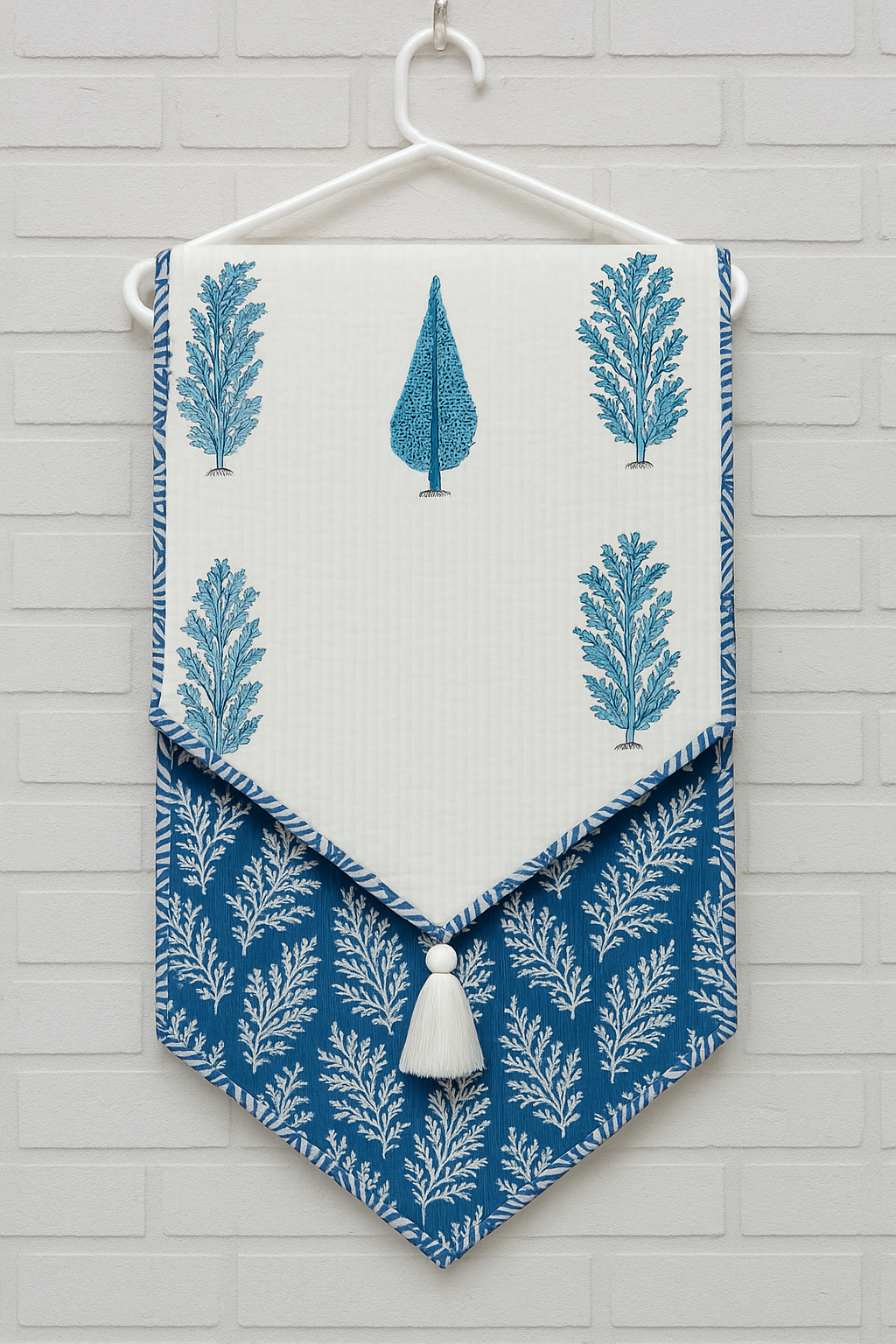 Hand Block Printed Quilted Table Runner – Tradition at the Table