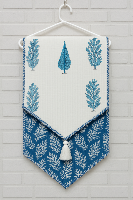 Hand Block Printed Quilted Table Runner – Tradition at the Table