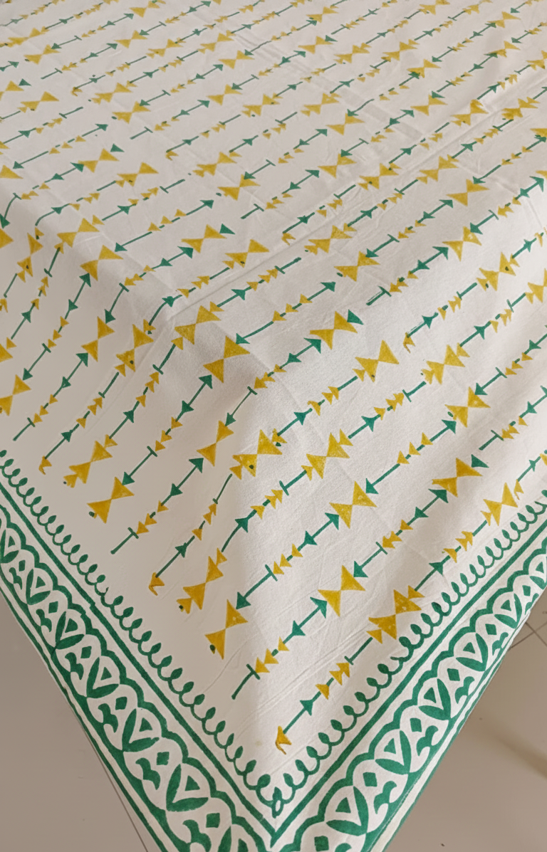Handblock Printed Table Cover – Made in Jaipur