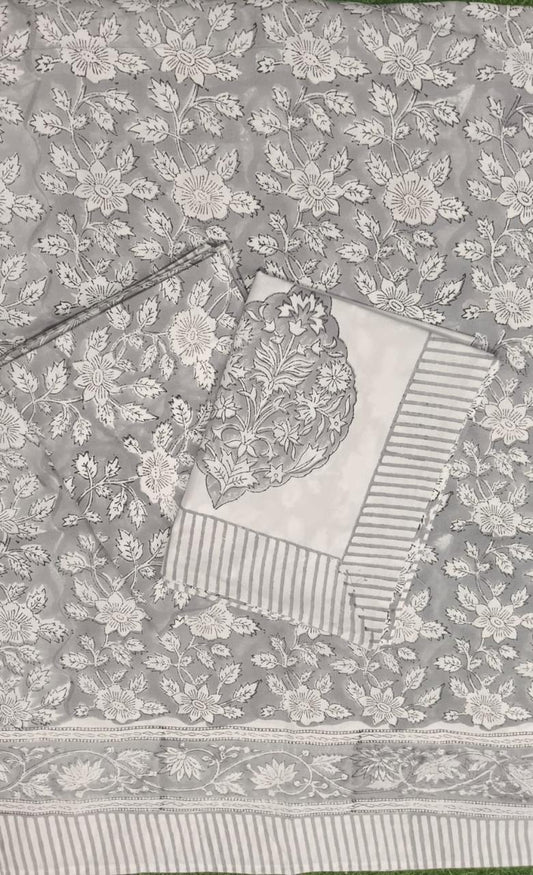 HAND BLOCK PRINTED BEDSHEETS - 90 x 108 ; 300TC PREMIUM QUALITY