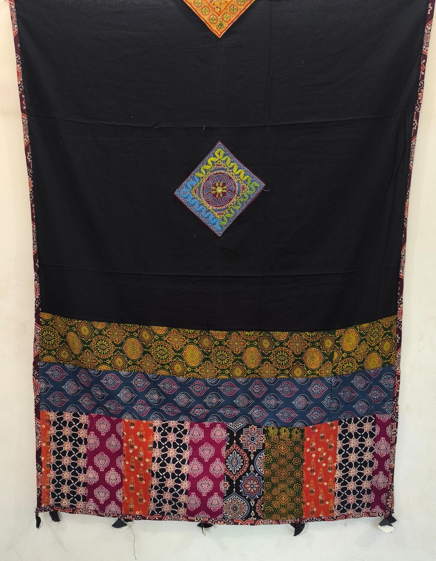 Ajrakh Appliqué Dupatta