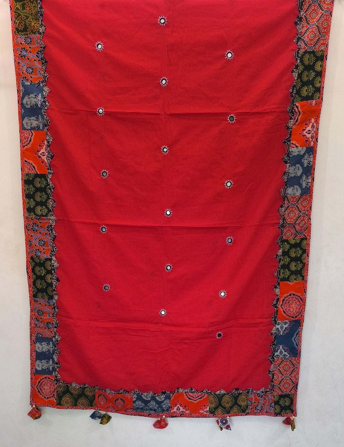 Ajrakh Appliqué Dupatta