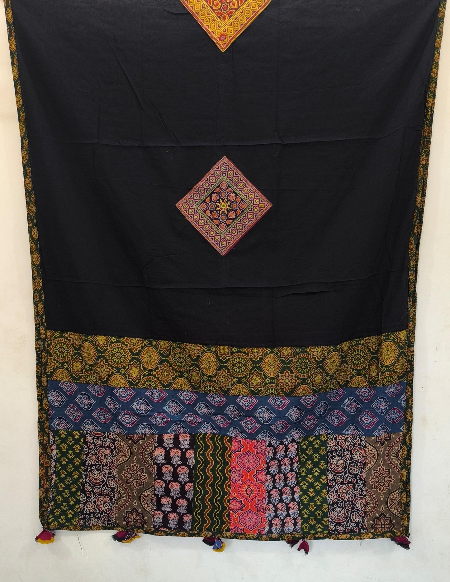 Ajrakh Appliqué Dupatta