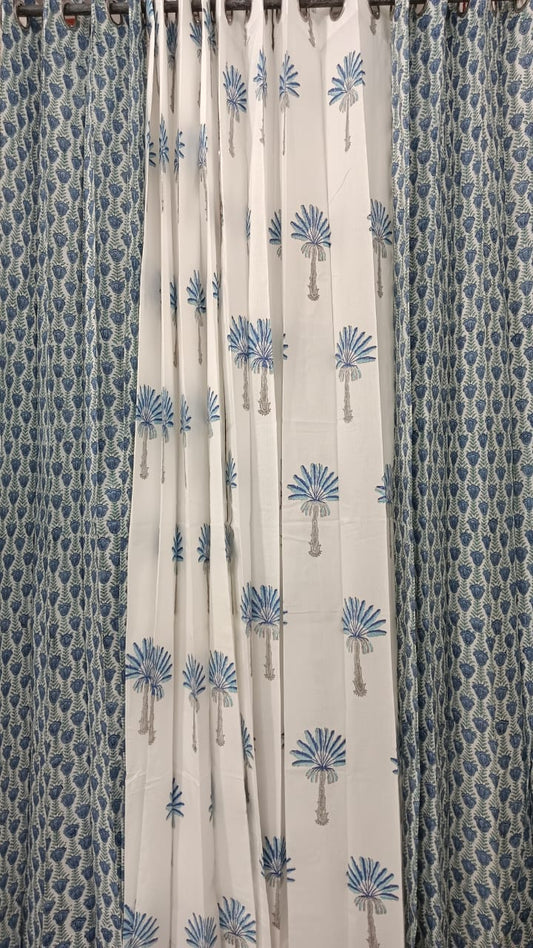 Handblock Printed Cotton Curtains – Crafted in Rajasthan