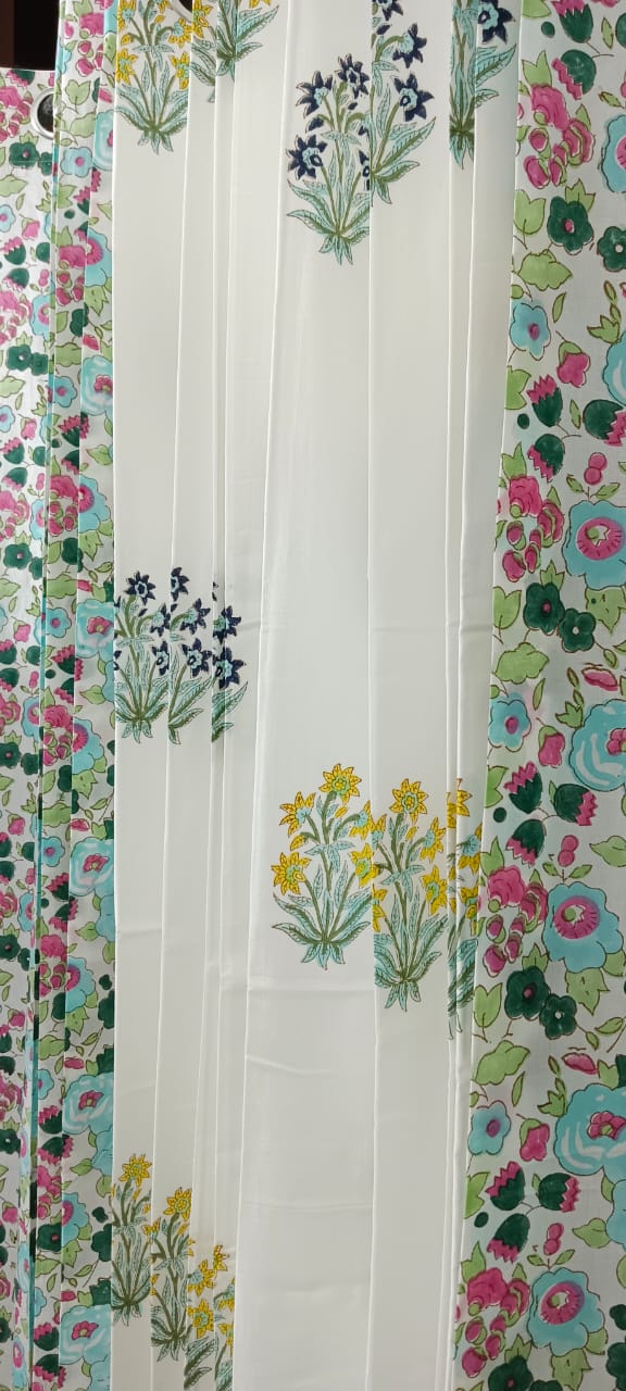 Handblock Printed Cotton Curtains – Crafted in Rajasthan