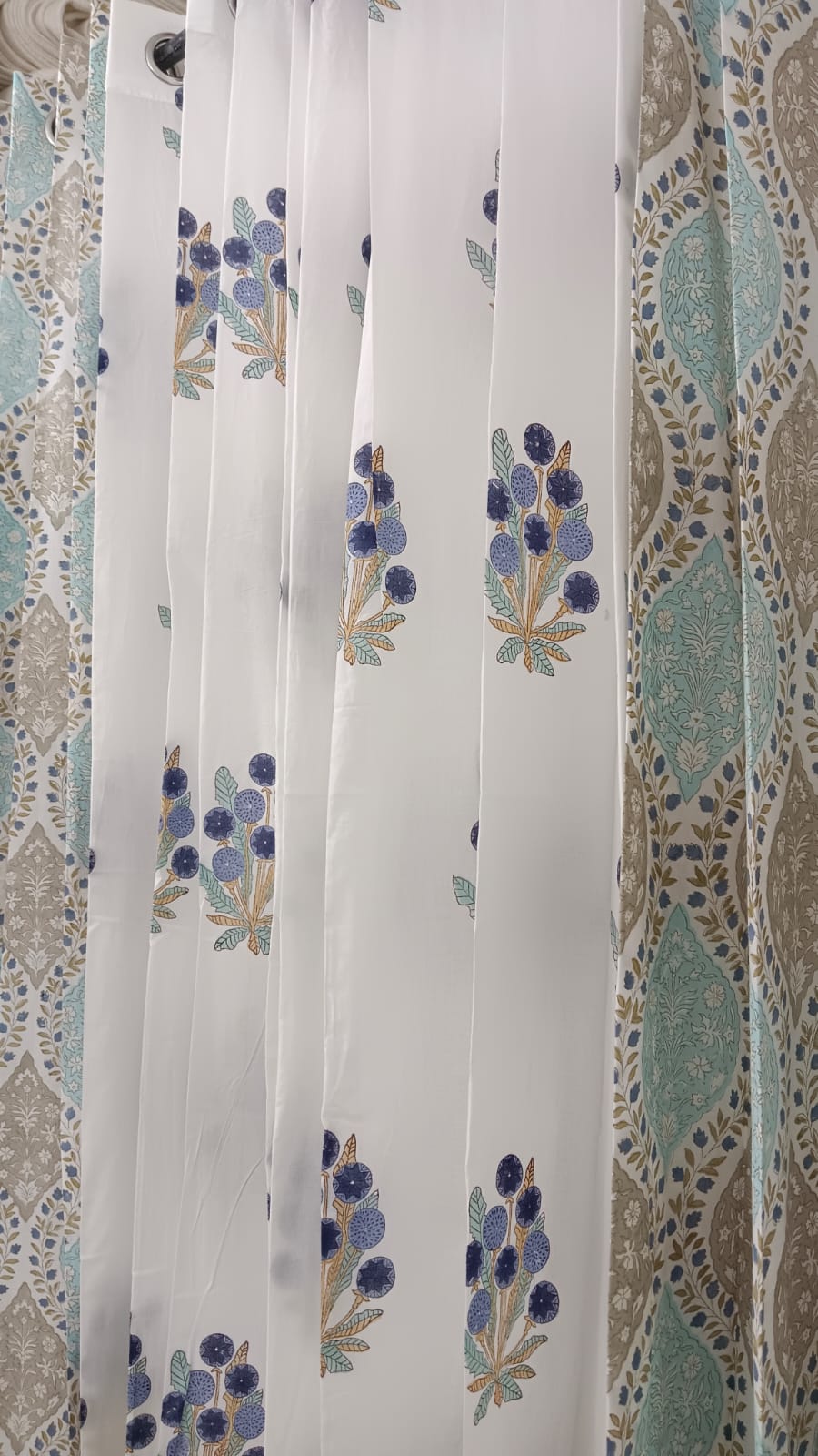 Handblock Printed Cotton Curtains – Crafted in Rajasthan