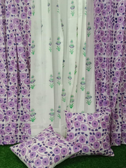 Handblock Printed Cotton Curtains – Crafted in Rajasthan