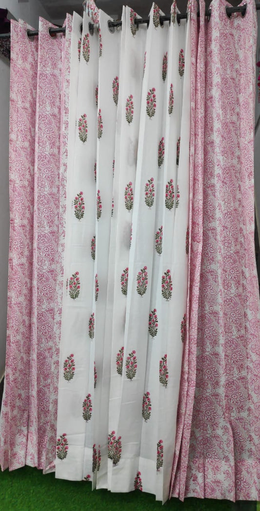 Handblock Printed Cotton Curtains – Crafted in Rajasthan