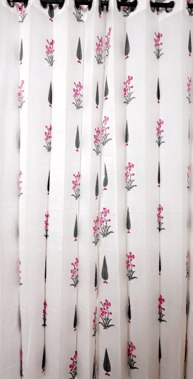 Handblock Printed Cotton Curtains – Crafted in Rajasthan