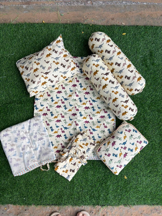 Handblock Printed Baby Bedding Set – Gentle, Handmade, Timeless