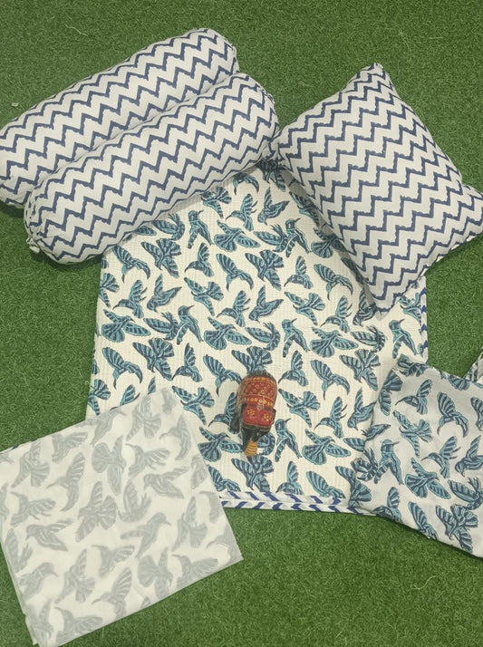 Handblock Printed Baby Bedding Set – Gentle, Handmade, Timeless