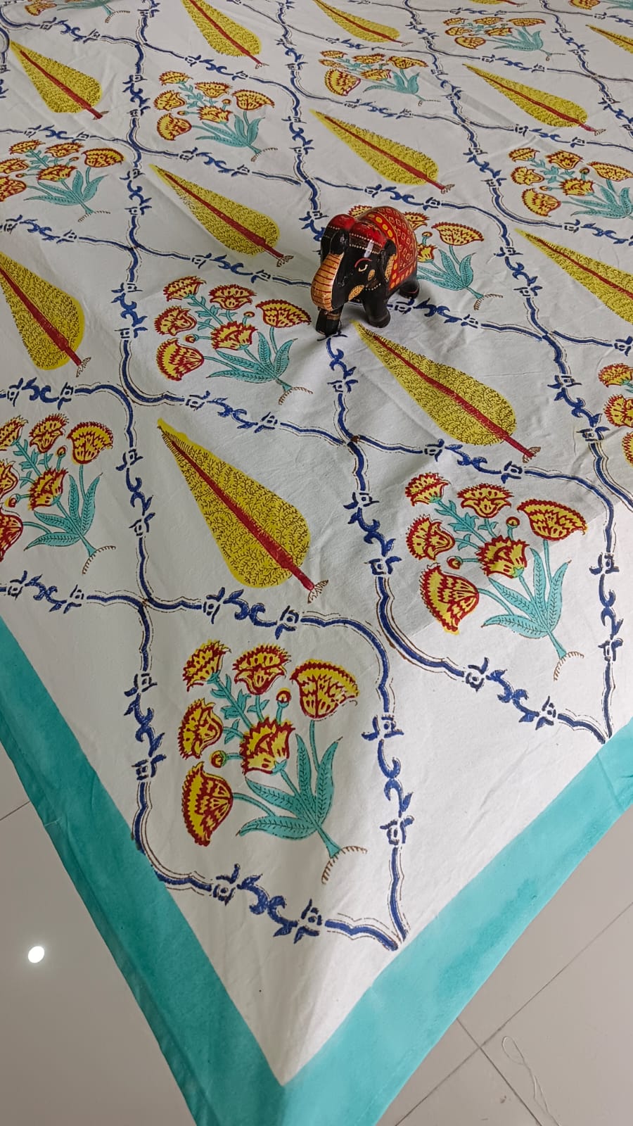 Handblock Printed Table Cover – Made in Jaipur