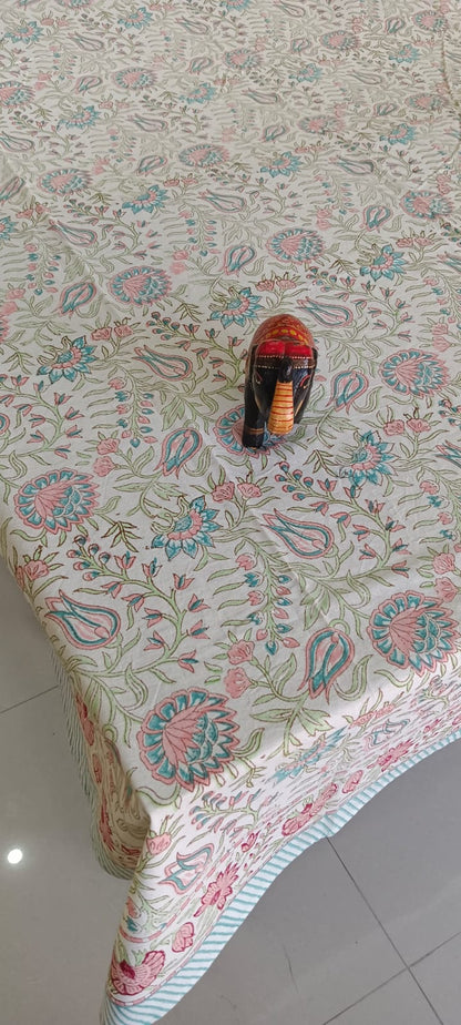 Handblock Printed Table Cover – Made in Jaipur